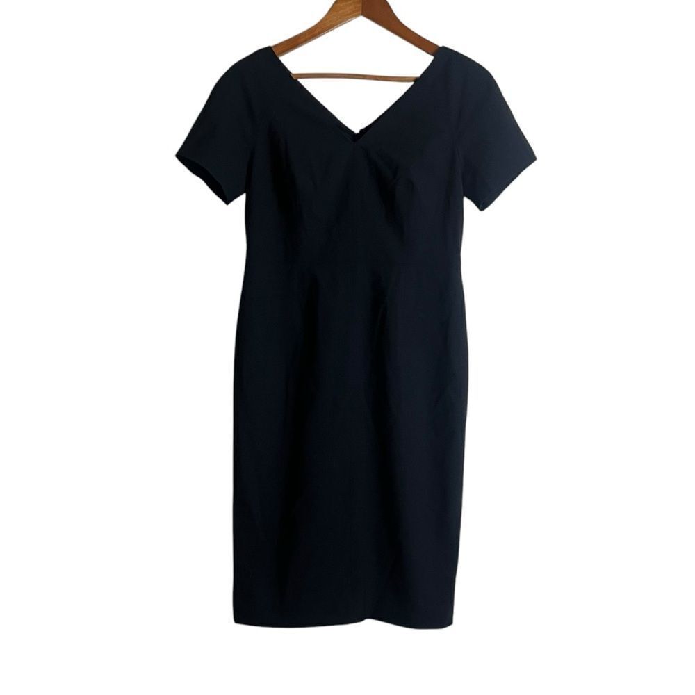 NWT! Banana republic black wool blend short sleeve dress‎